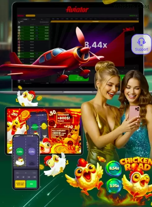 Comparação APP mobile vs versão web da win55